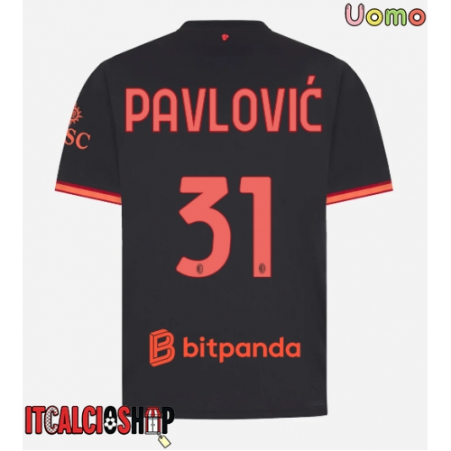 AC Milan Strahinja Pavlovic #31 Terza Maglia 2026-27 Manica Corta
